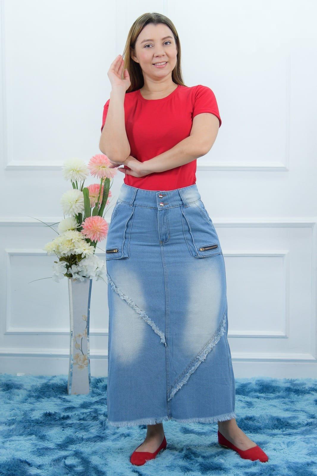 Falda Jean